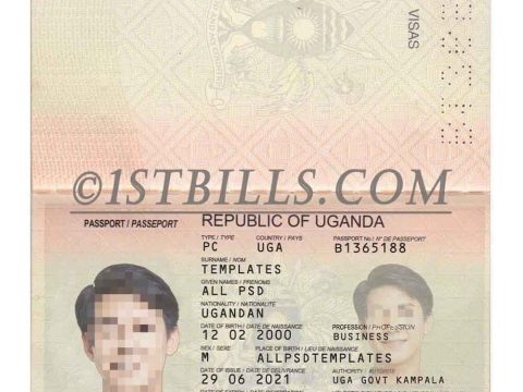 东非| 乌干达护照 Uganda Passport PS/Photoshop/PSD模板