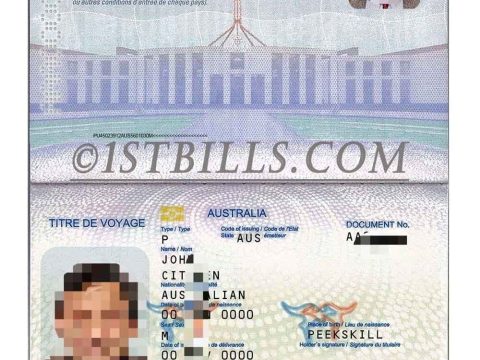 澳洲| 澳大利亚新版护照 Australia Passport PS/Photoshop/PSD模板