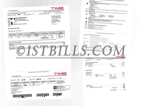 马来西亚地址证明 TIME宽带网费账单 Malaysian Address Proof TIME Broadband Internet Bill