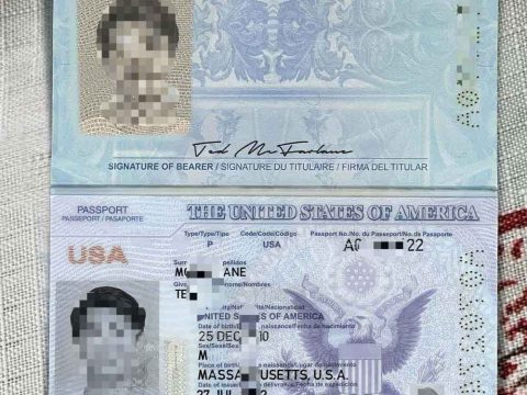 美国护照新版 PS/PSD模板 America|USA Passport Template (New)