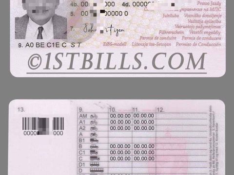 北欧| 挪威驾照Norway DL/驾驶证PS/PSD模板（V1）