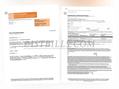 奥地利 水电费账单 Wien Energie 电费 地址证明 Austrian water and electricity bills (wien energie) electricity bills proof of address