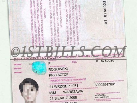 欧盟| 波兰护照PSD Poland Passport Template /PSD模板（V1版）