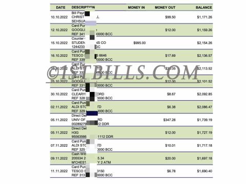 帕劳地址证明 帕劳关岛银行账单 Palau Bank Statement