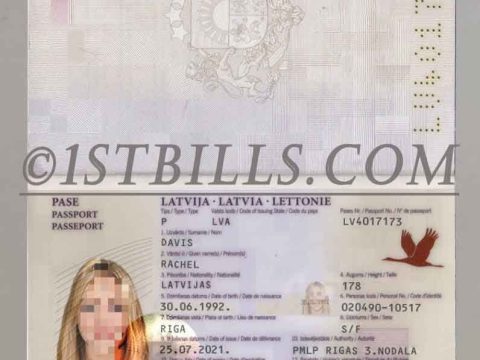 欧洲|东欧| 拉脱维亚护照 Latvia Passport PSD模板/Photoshop/PS