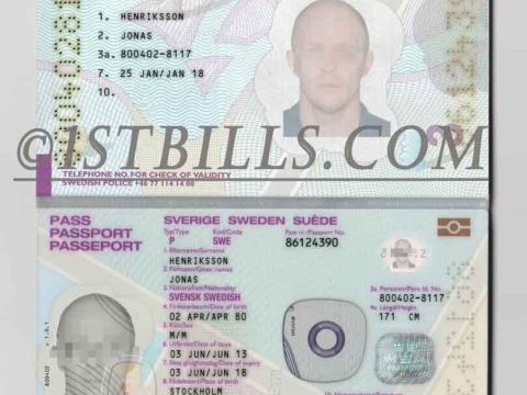 欧洲|北欧| 瑞典护照 Sweden Passport PSD/photoshop/PS模板（V1版）