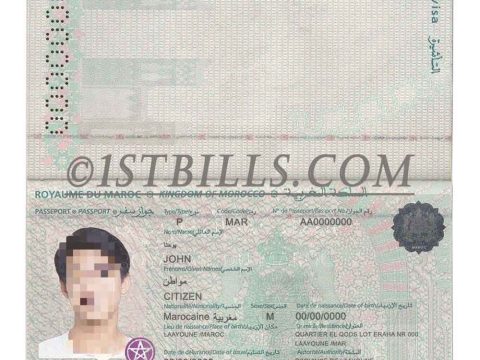 北非| 摩洛哥护照 Morocco Passport Template PS/PSD模板