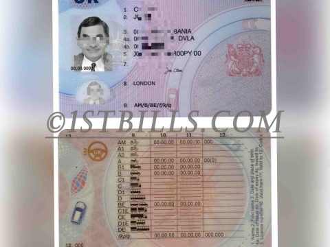 UK/England DL最新版英国驾照/驾驶证PS/PSD模板