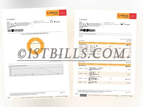 东南亚｜印度尼西亚 digi Bank by DBS 地址证明 Southeast Asia Indonesia digi Bank by DBS Address Proof