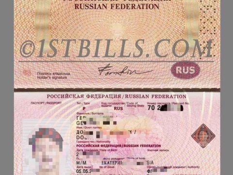 俄罗斯护照PS/PSD模板(V3) Russia Passport Template(V3)