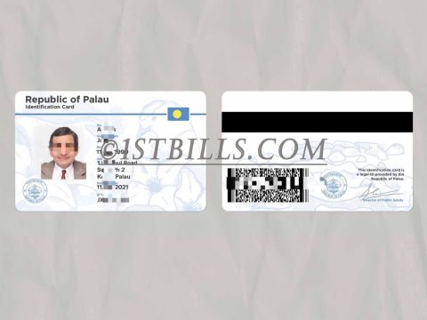 帕劳ID Palau ID 帕劳KYC身份证PSD模版可编辑